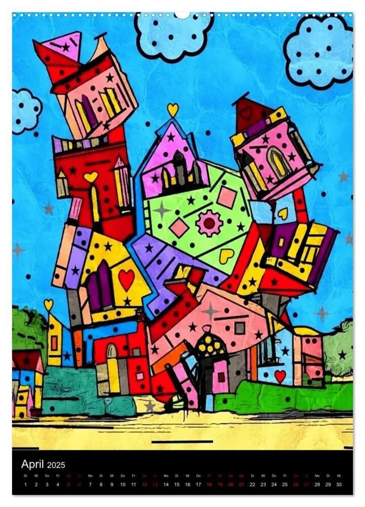 Bild: 9783435989096 | Die verrückte Welt der Popart von Nico Bielow (Wandkalender 2025...
