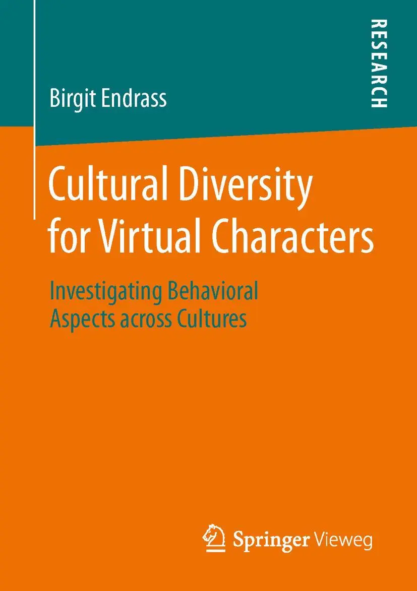 Cover: 9783658049096 | Cultural Diversity for Virtual Characters | Birgit Endrass | Buch