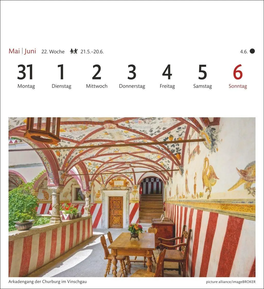 Bild: 9783840039096 | Südtirol Sehnsuchtskalender 2027 - Wochenkalender mit 53 Postkarten