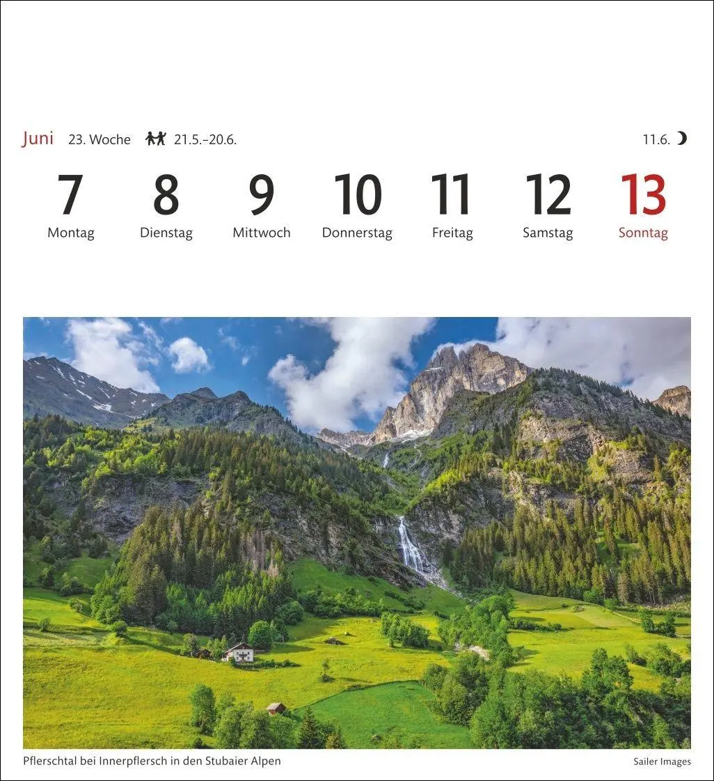 Bild: 9783840039096 | Südtirol Sehnsuchtskalender 2027 - Wochenkalender mit 53 Postkarten