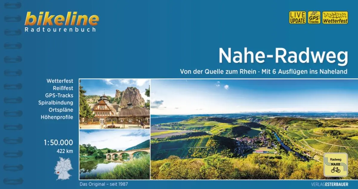 Cover: 9783850009096 | Nahe-Radweg | Esterbauer Verlag | Taschenbuch | Spiralbindung | 120 S.