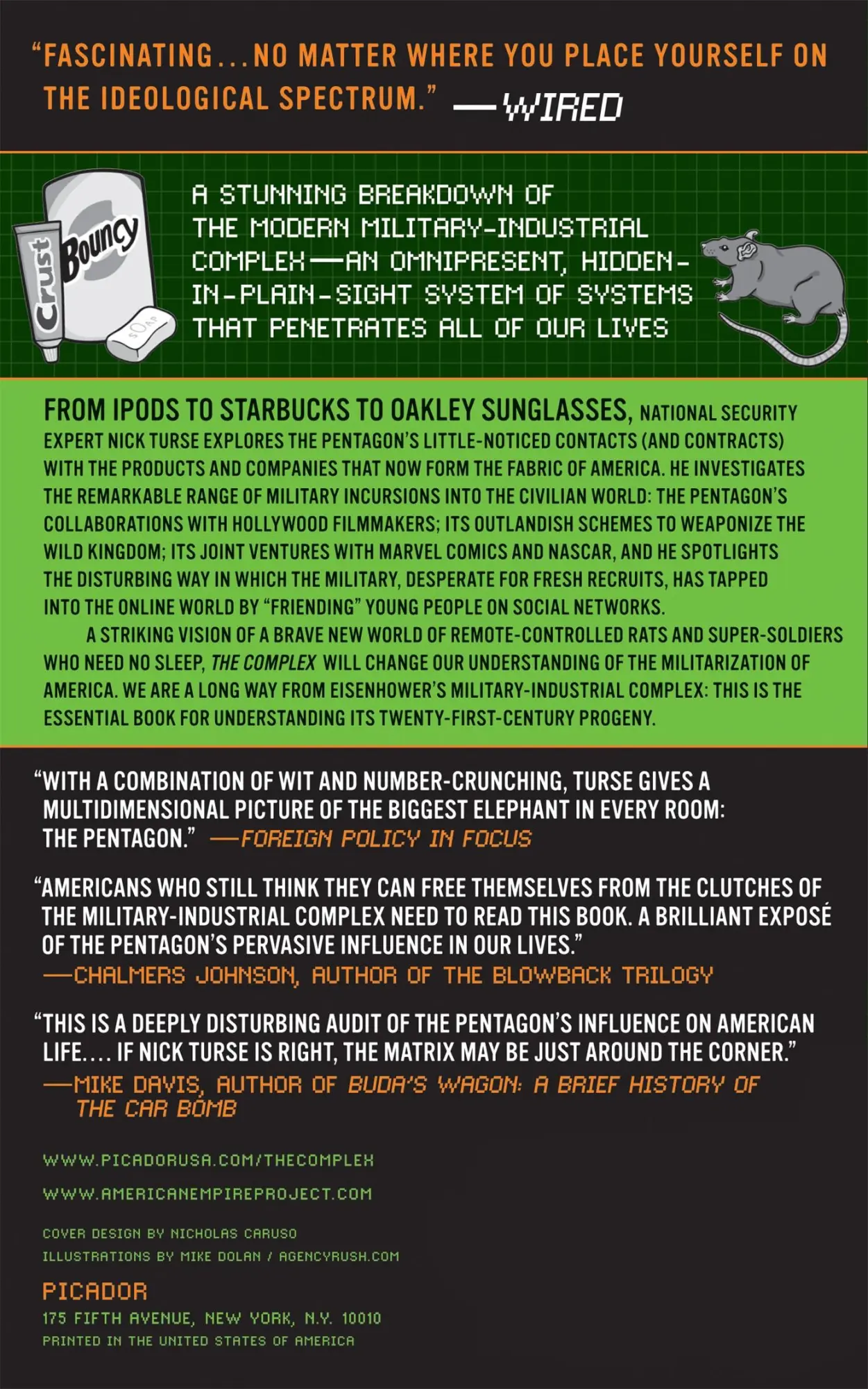 Rückseite: 9780805089196 | The Complex | How the Military Invades Our Everyday Lives | Nick Turse