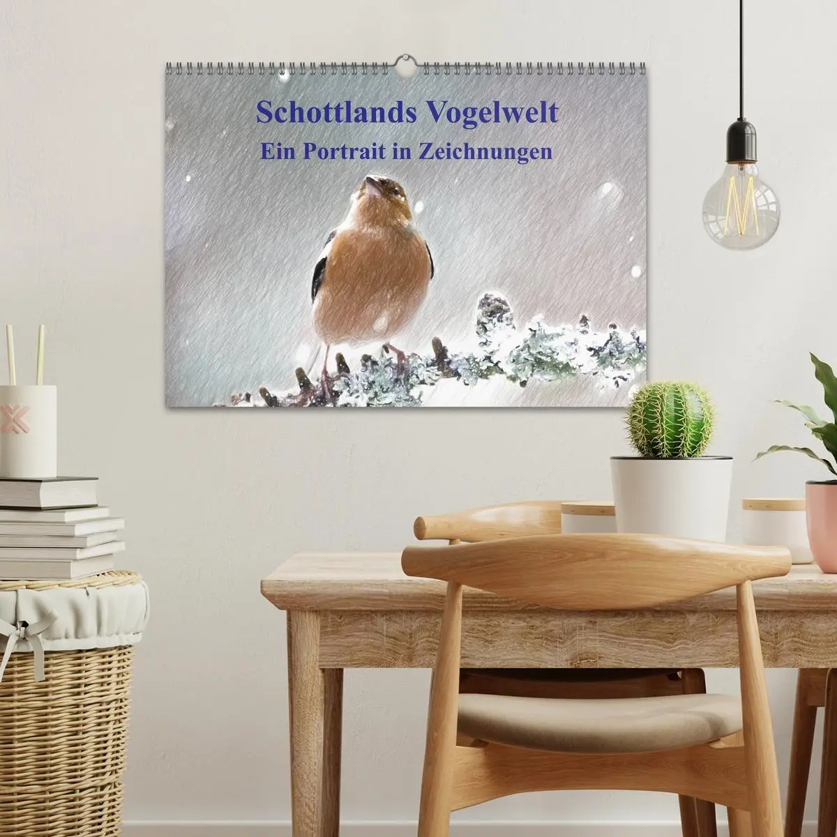 Bild: 9783457999196 | Schottlands Vogelwelt - Ein Porträt in Zeichnungen (Wandkalender...