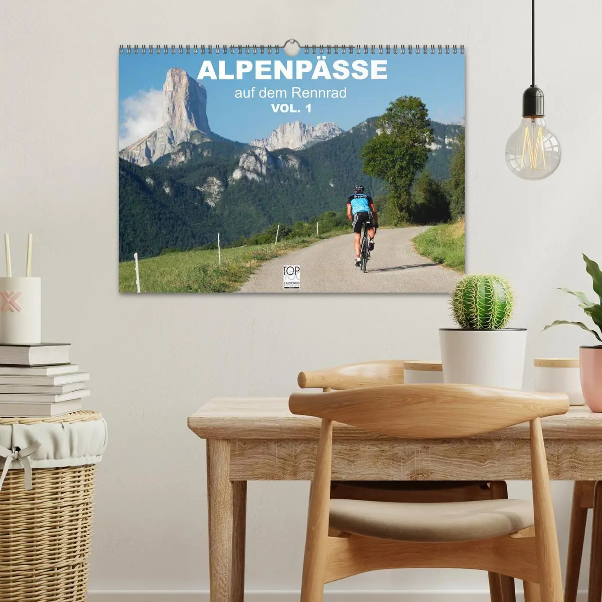 Bild: 9783516229196 | Alpenpässe auf dem Rennrad Vol. 1 (Wandkalender 2026 DIN A3 quer),...