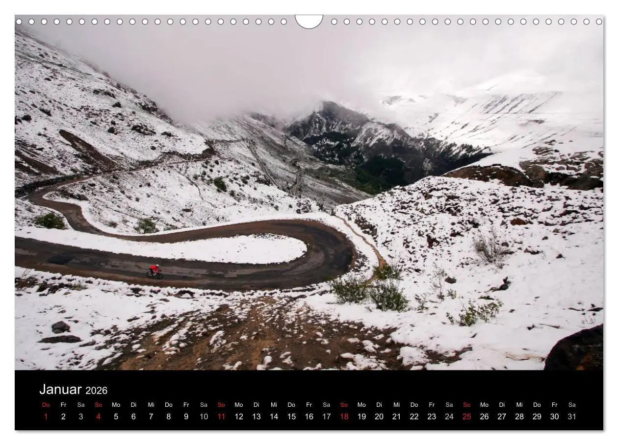 Bild: 9783516229196 | Alpenpässe auf dem Rennrad Vol. 1 (Wandkalender 2026 DIN A3 quer),...