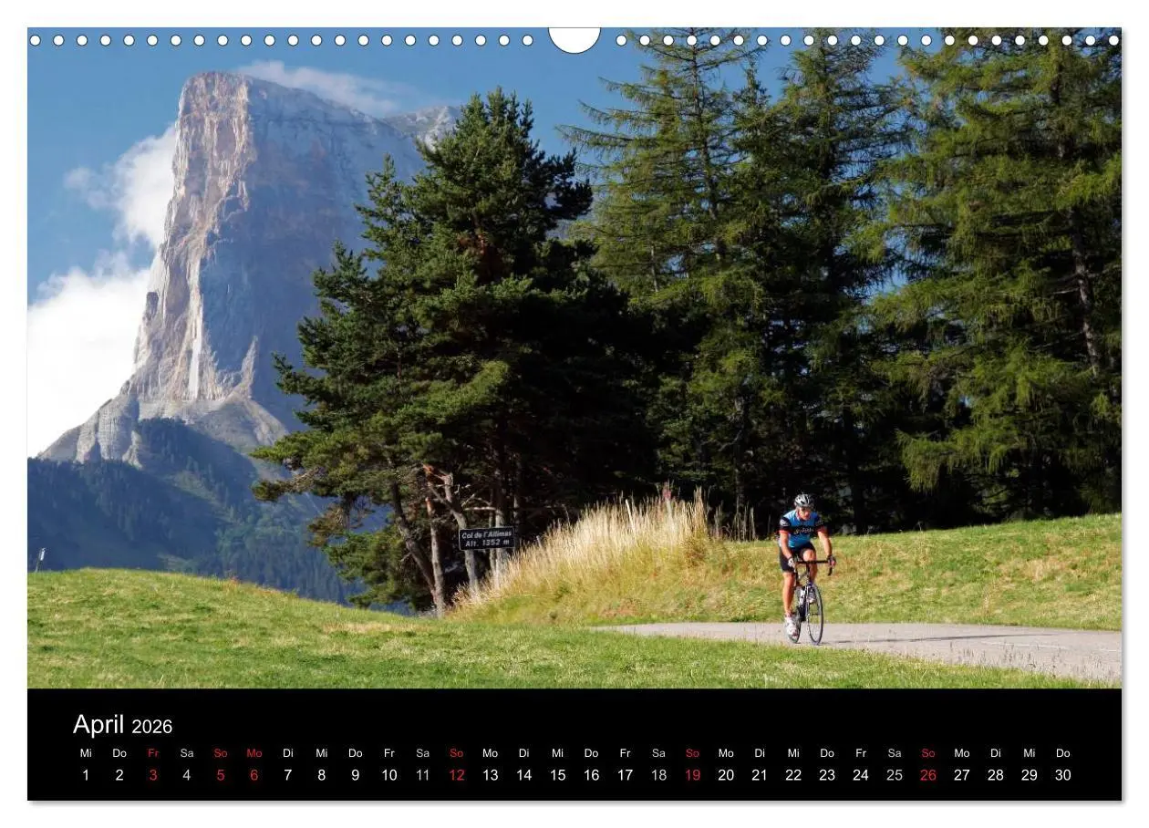 Bild: 9783516229196 | Alpenpässe auf dem Rennrad Vol. 1 (Wandkalender 2026 DIN A3 quer),...