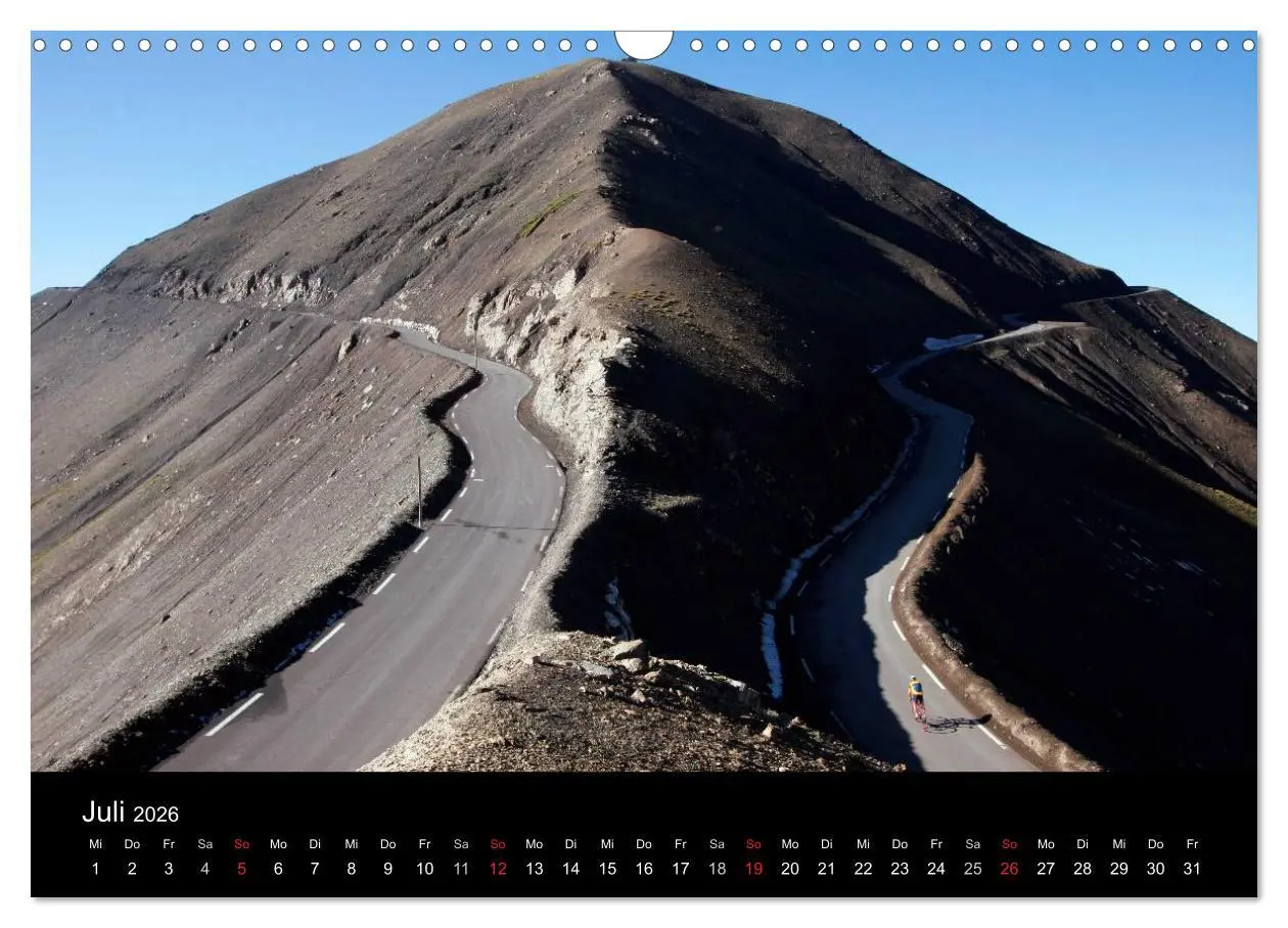 Bild: 9783516229196 | Alpenpässe auf dem Rennrad Vol. 1 (Wandkalender 2026 DIN A3 quer),...