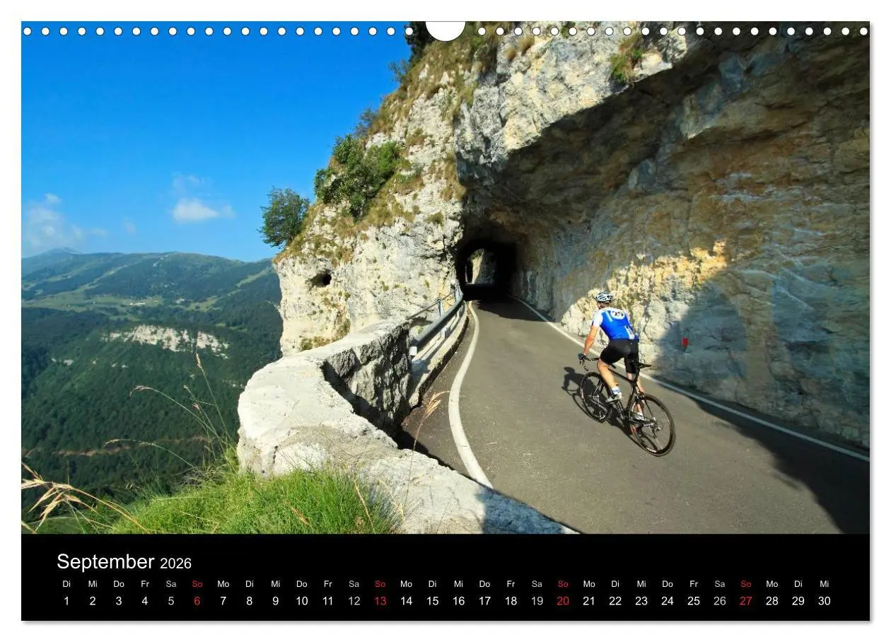 Bild: 9783516229196 | Alpenpässe auf dem Rennrad Vol. 1 (Wandkalender 2026 DIN A3 quer),...