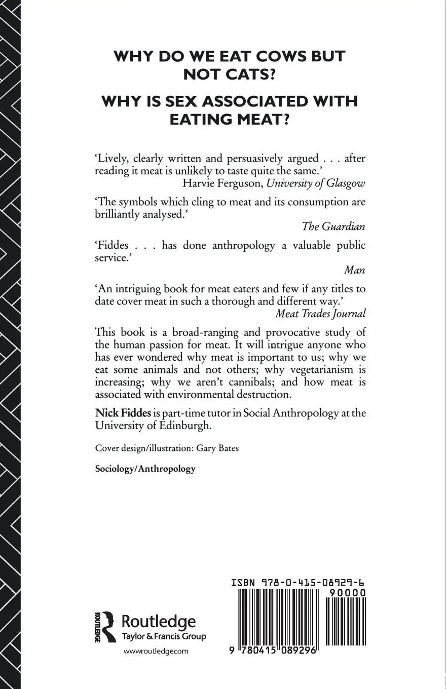 Rückseite: 9780415089296 | Meat | A Natural Symbol | Nick Fiddes | Taschenbuch | Englisch | 1992