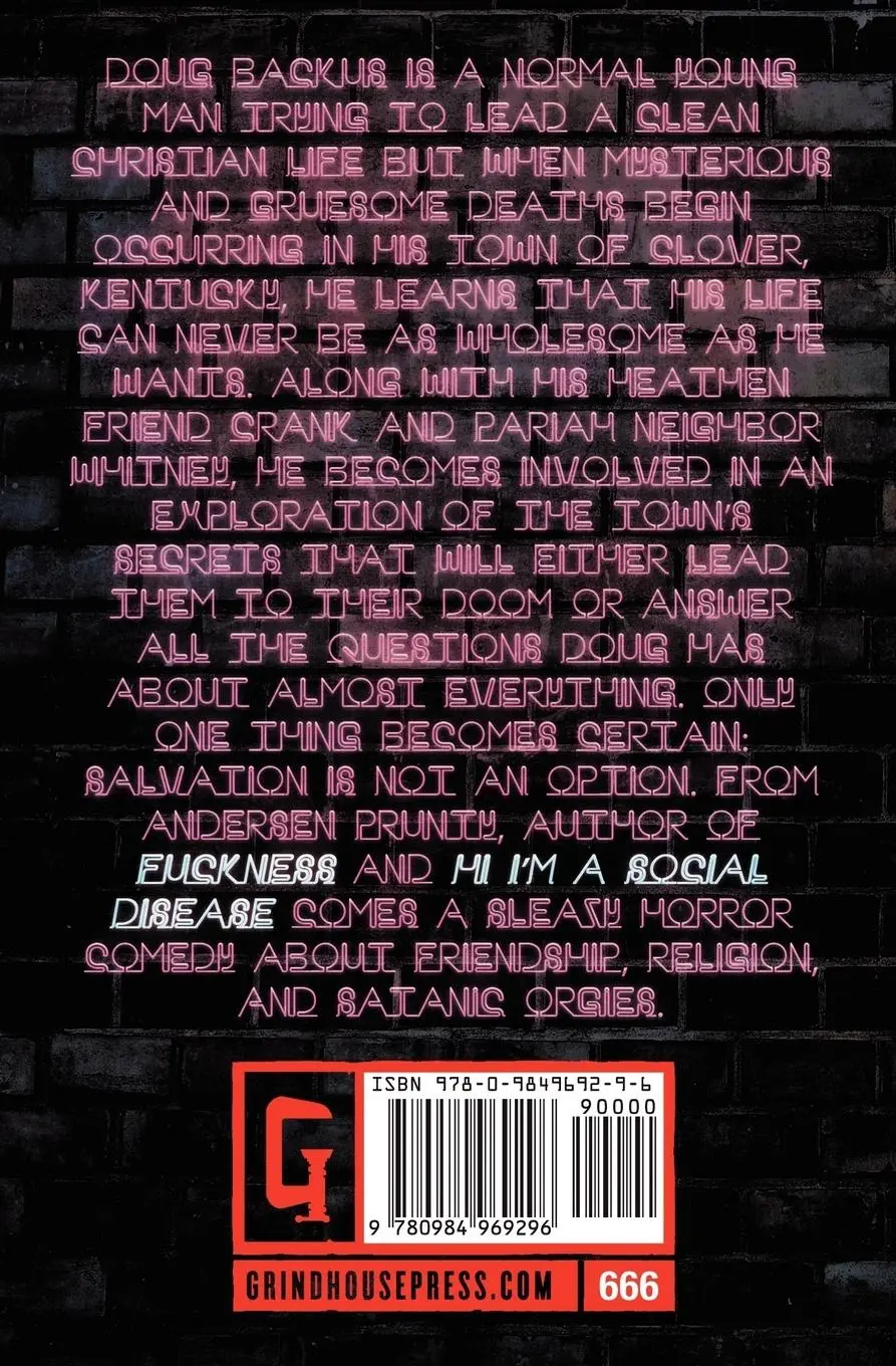 Rückseite: 9780984969296 | Satanic Summer | Andersen Prunty | Taschenbuch | Englisch | 2012