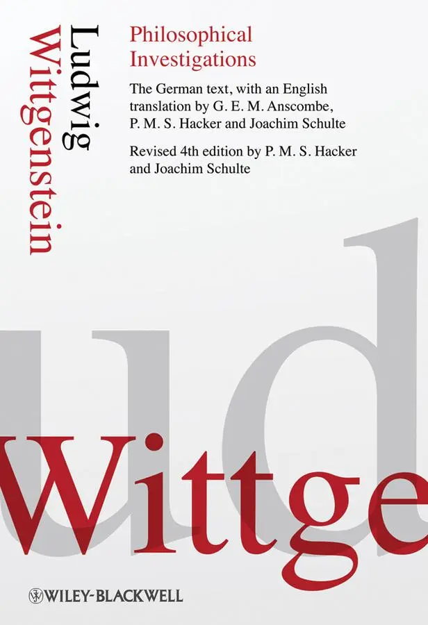 Cover: 9781405159296 | Philosophical Investigations | Ludwig Wittgenstein | Taschenbuch