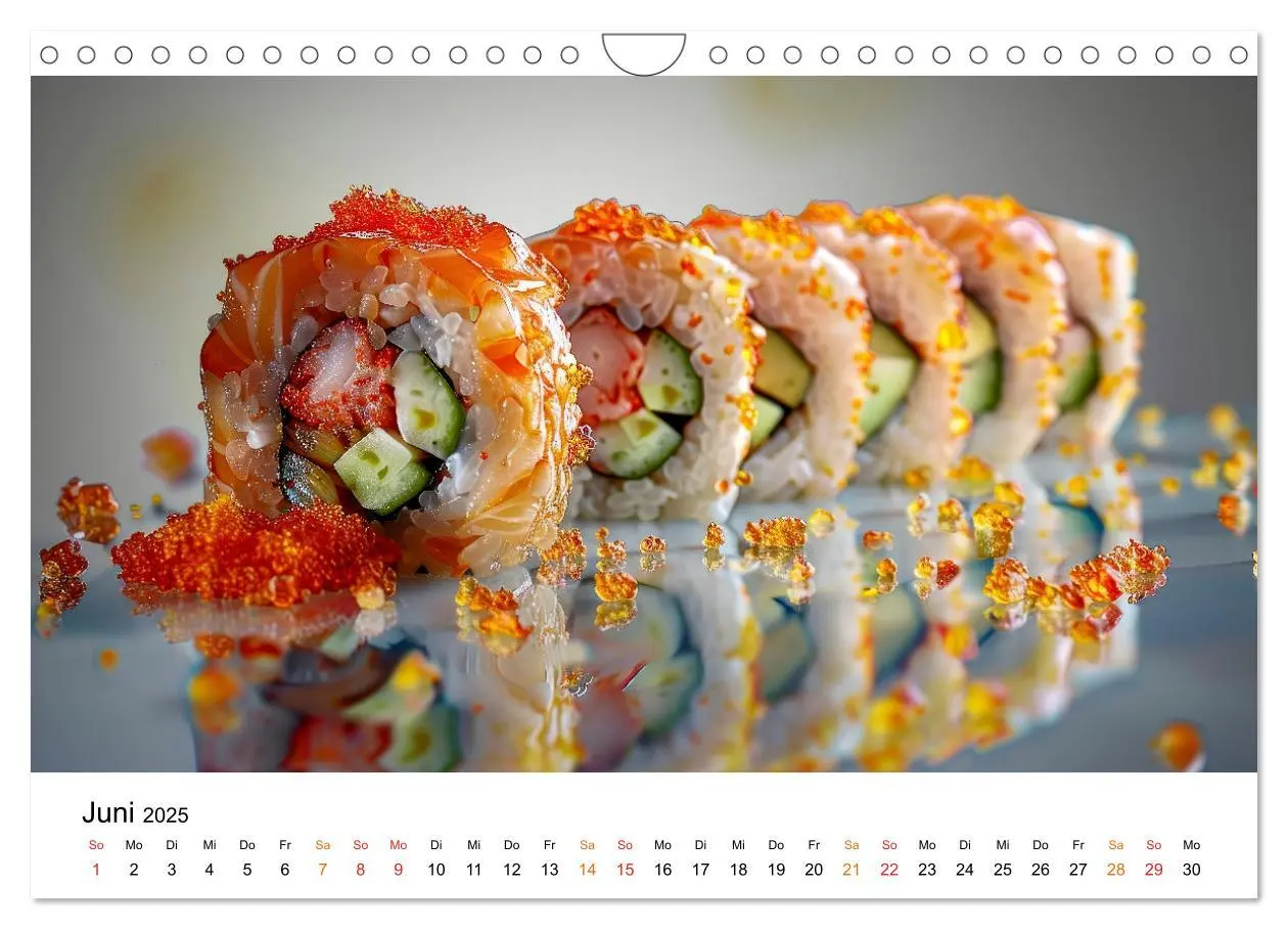 Bild: 9783457129296 | Sushi für Gourmets (Wandkalender 2025 DIN A4 quer), CALVENDO...