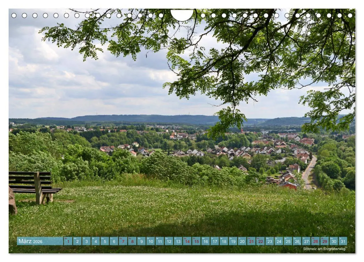 Bild: 9783457819296 | SAARLAND - AUSSICHTSREICH (Wandkalender 2026 DIN A4 quer), CALVENDO...