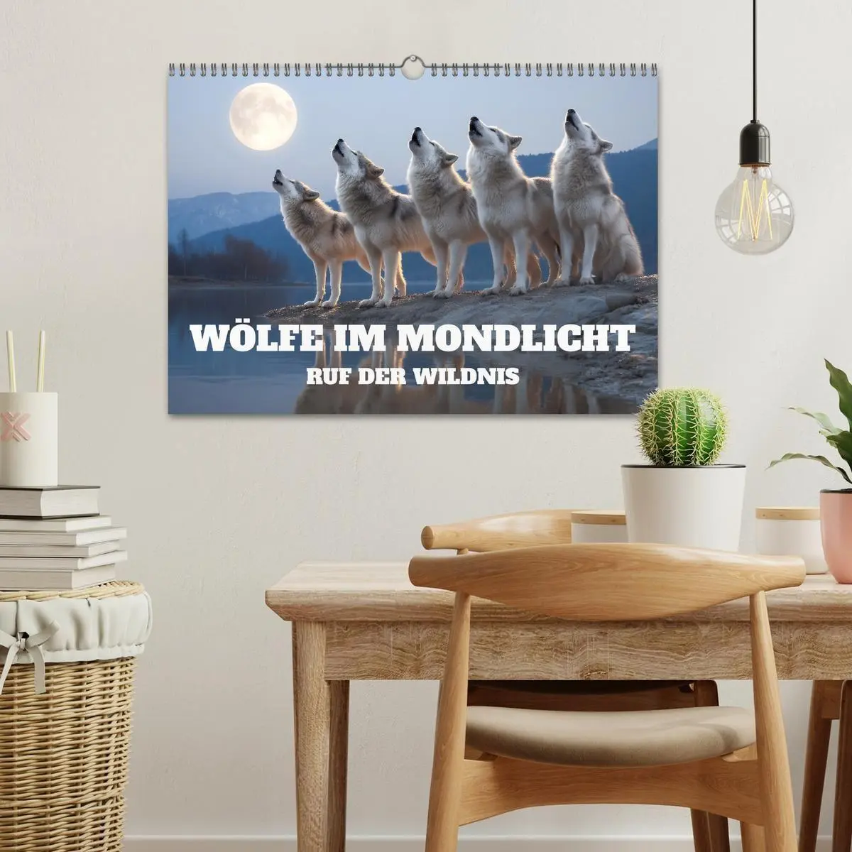 Bild: 9783516699296 | Wölfe im Mondlicht - Ruf der Wildnis (Wandkalender 2026 DIN A3...