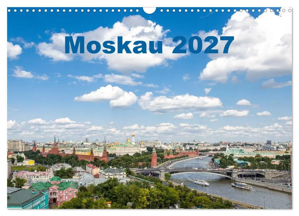 Cover: 9783594059296 | Moskau 2027 (Wandkalender 2027 DIN A3 quer), CALVENDO Monatskalender