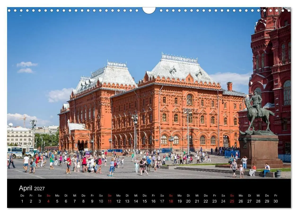 Bild: 9783594059296 | Moskau 2027 (Wandkalender 2027 DIN A3 quer), CALVENDO Monatskalender
