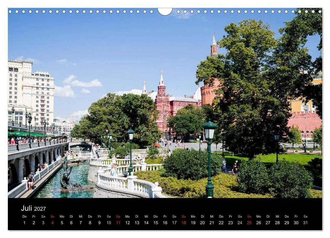 Bild: 9783594059296 | Moskau 2027 (Wandkalender 2027 DIN A3 quer), CALVENDO Monatskalender