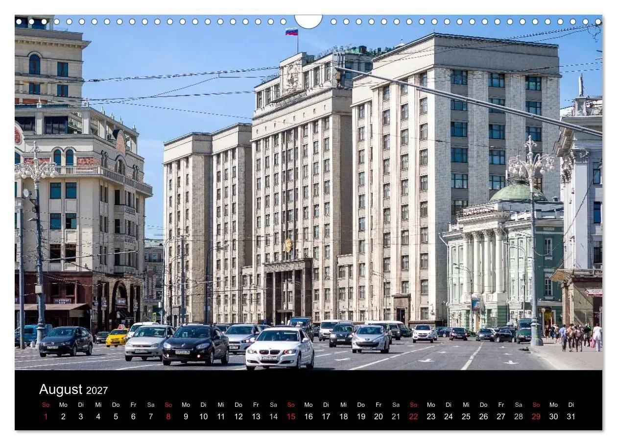 Bild: 9783594059296 | Moskau 2027 (Wandkalender 2027 DIN A3 quer), CALVENDO Monatskalender