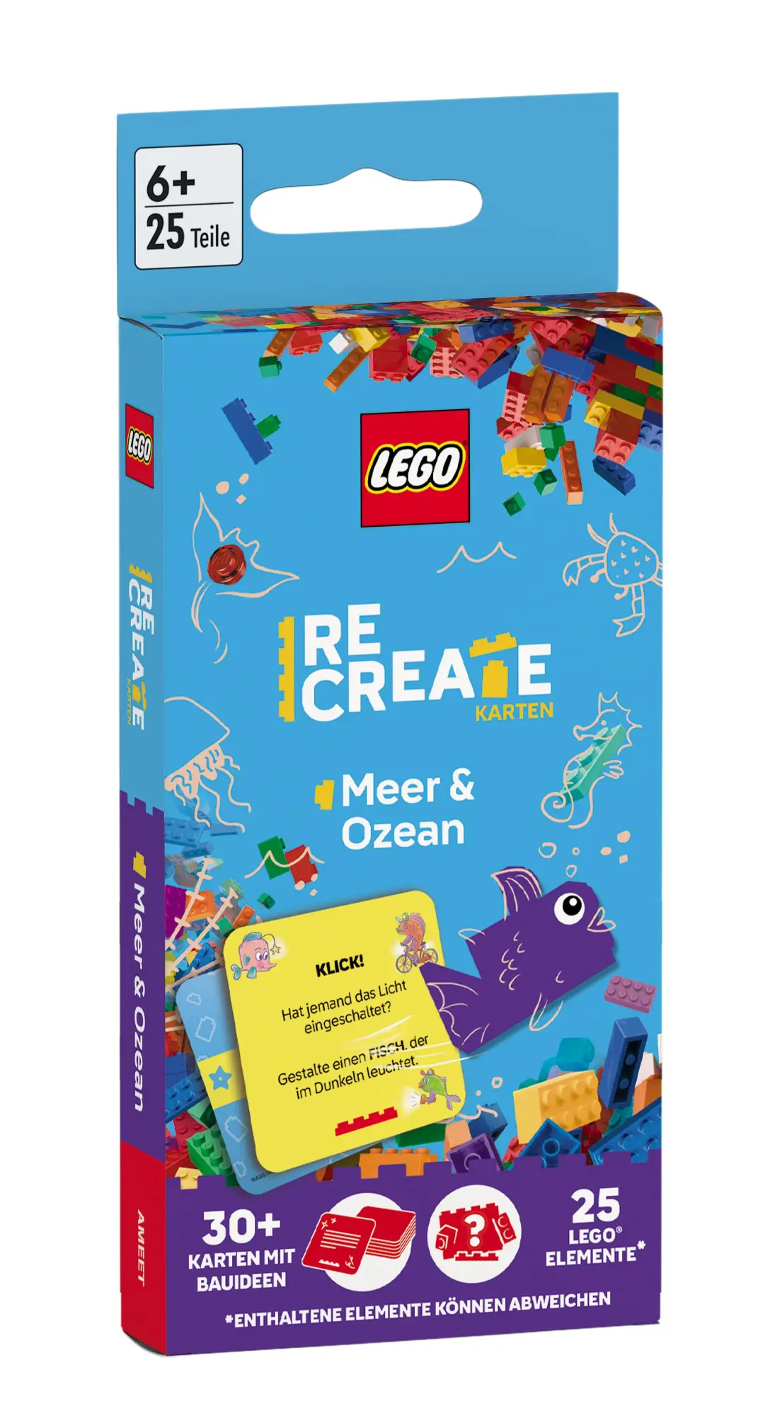 Cover: 9783960809296 | LEGO® - ReCreate Karten - Meer &amp; Ozean | mit LEGO Elementen | Buch