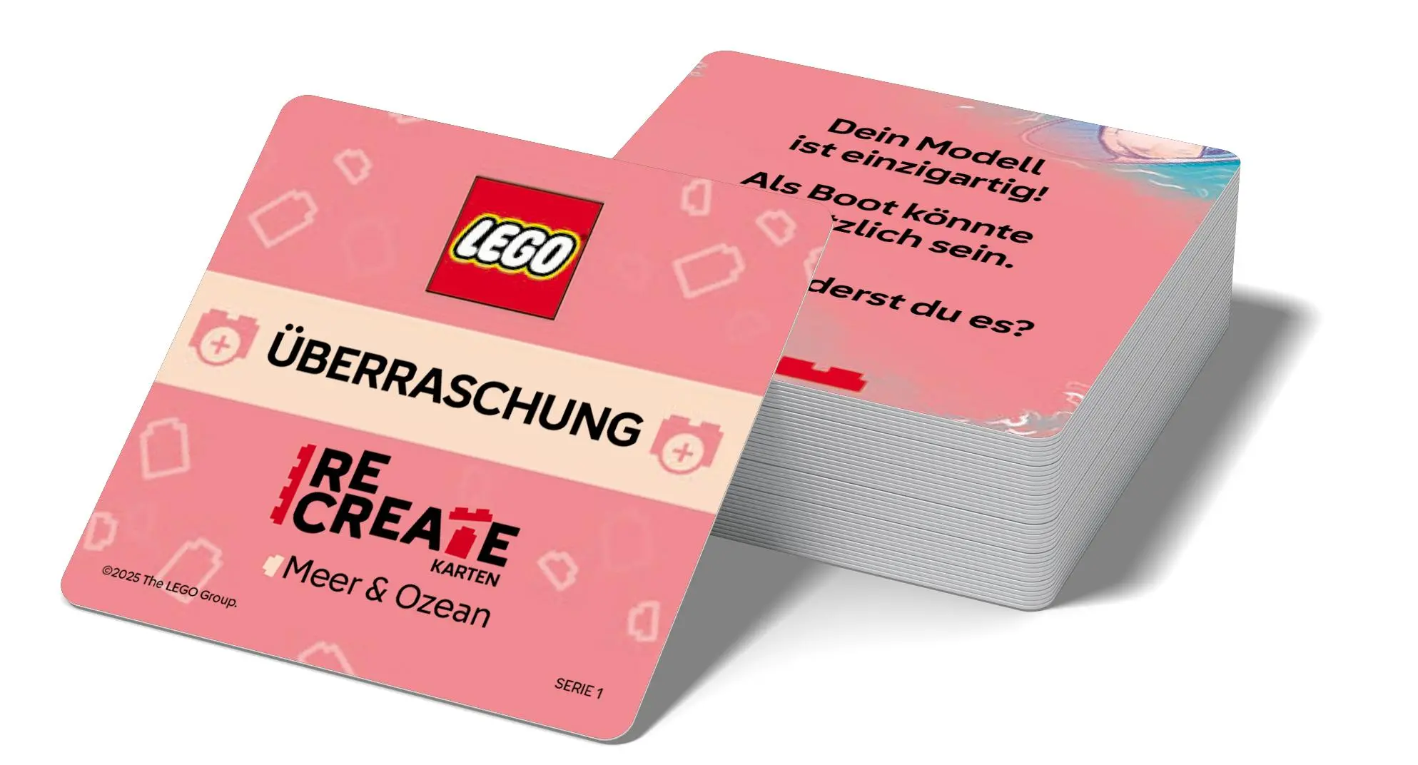 Bild: 9783960809296 | LEGO® - ReCreate Karten - Meer &amp; Ozean | mit LEGO Elementen | Buch