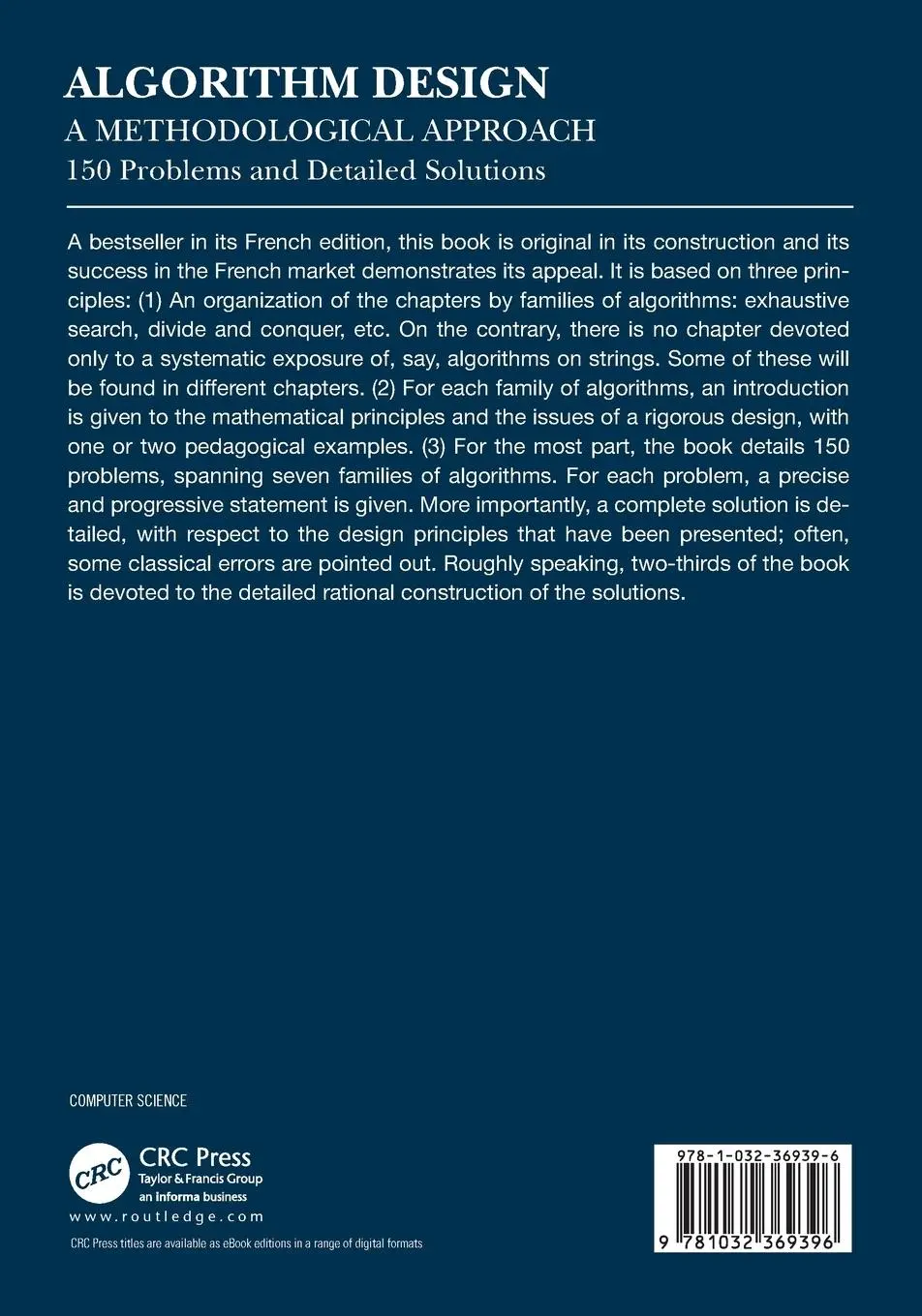 Rückseite: 9781032369396 | Algorithm Design | Patrick Bosc (u. a.) | Taschenbuch | Englisch