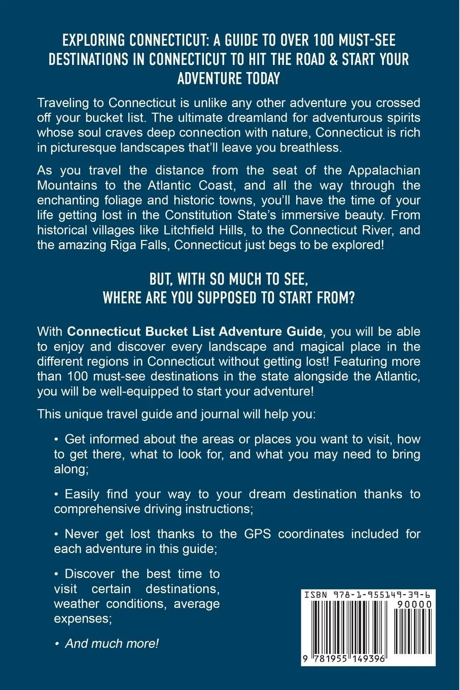 Rückseite: 9781955149396 | Connecticut Bucket List Adventure Guide | Tom Wilkens | Taschenbuch