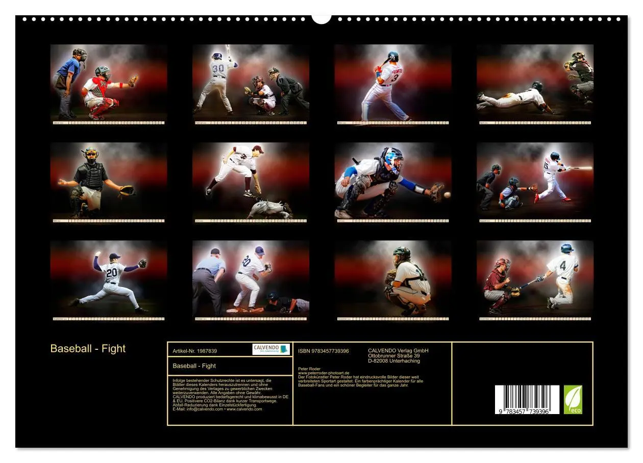 Bild: 9783457739396 | Baseball - Fight (hochwertiger Premium Wandkalender 2026 DIN A2...