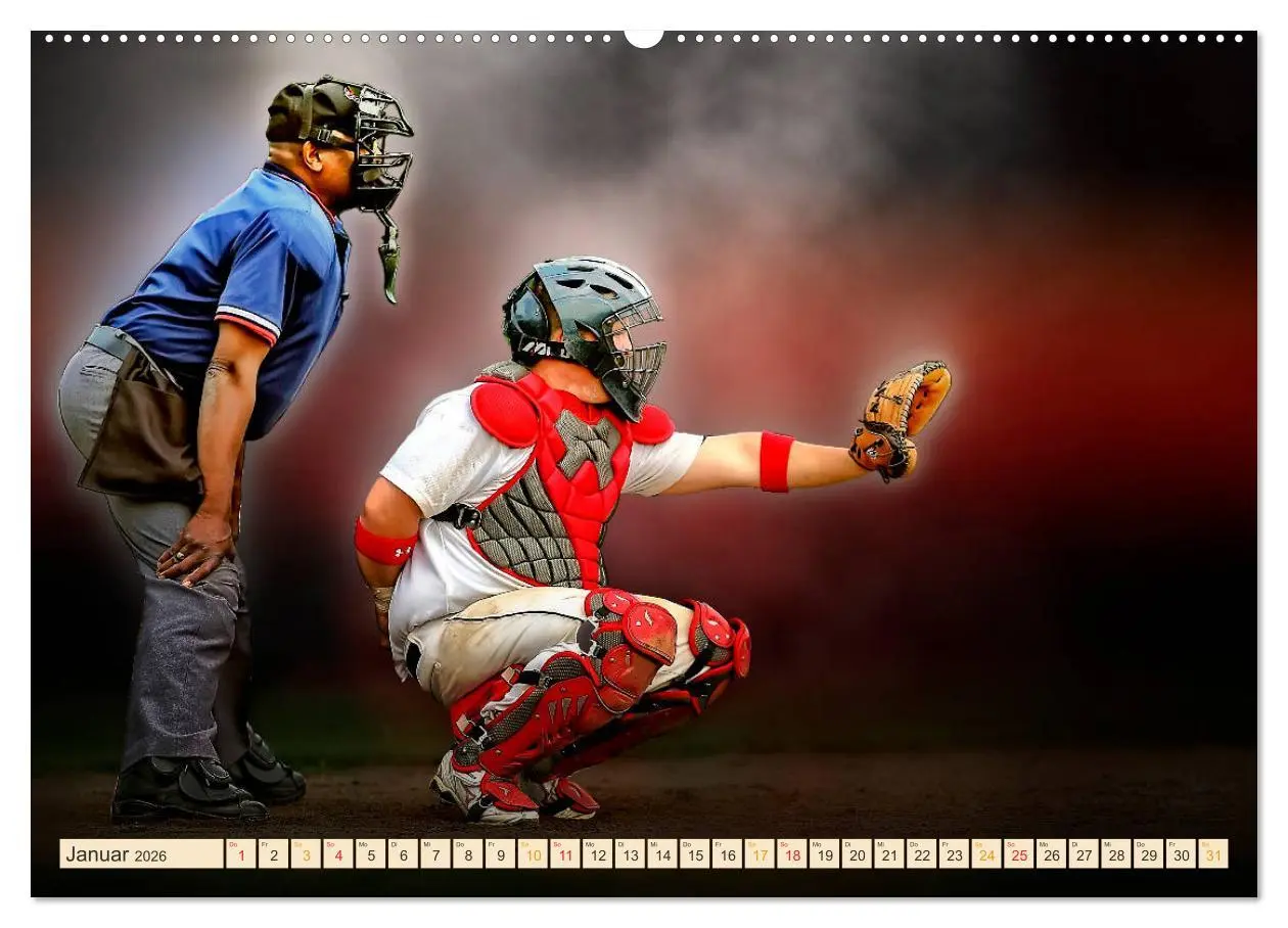 Bild: 9783457739396 | Baseball - Fight (hochwertiger Premium Wandkalender 2026 DIN A2...