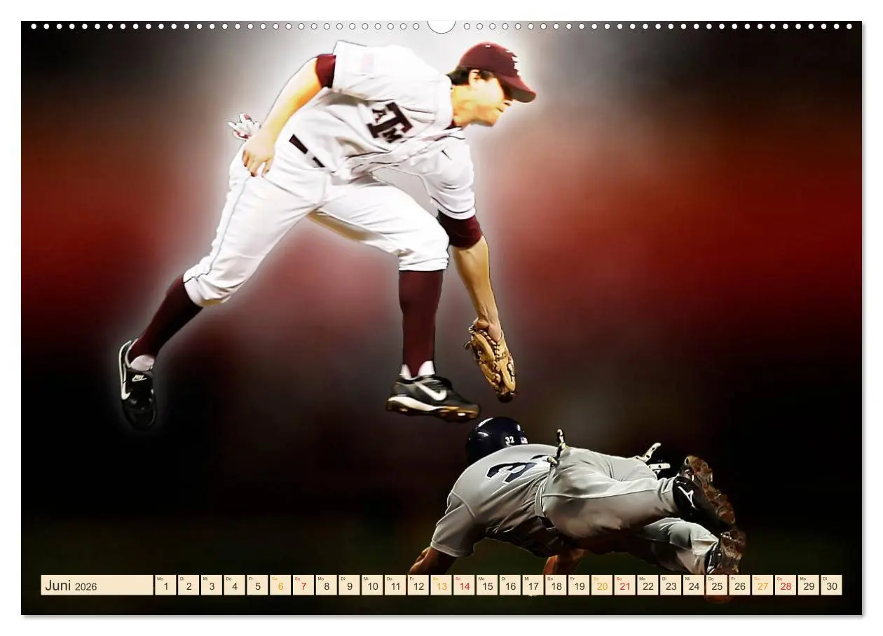 Bild: 9783457739396 | Baseball - Fight (hochwertiger Premium Wandkalender 2026 DIN A2...