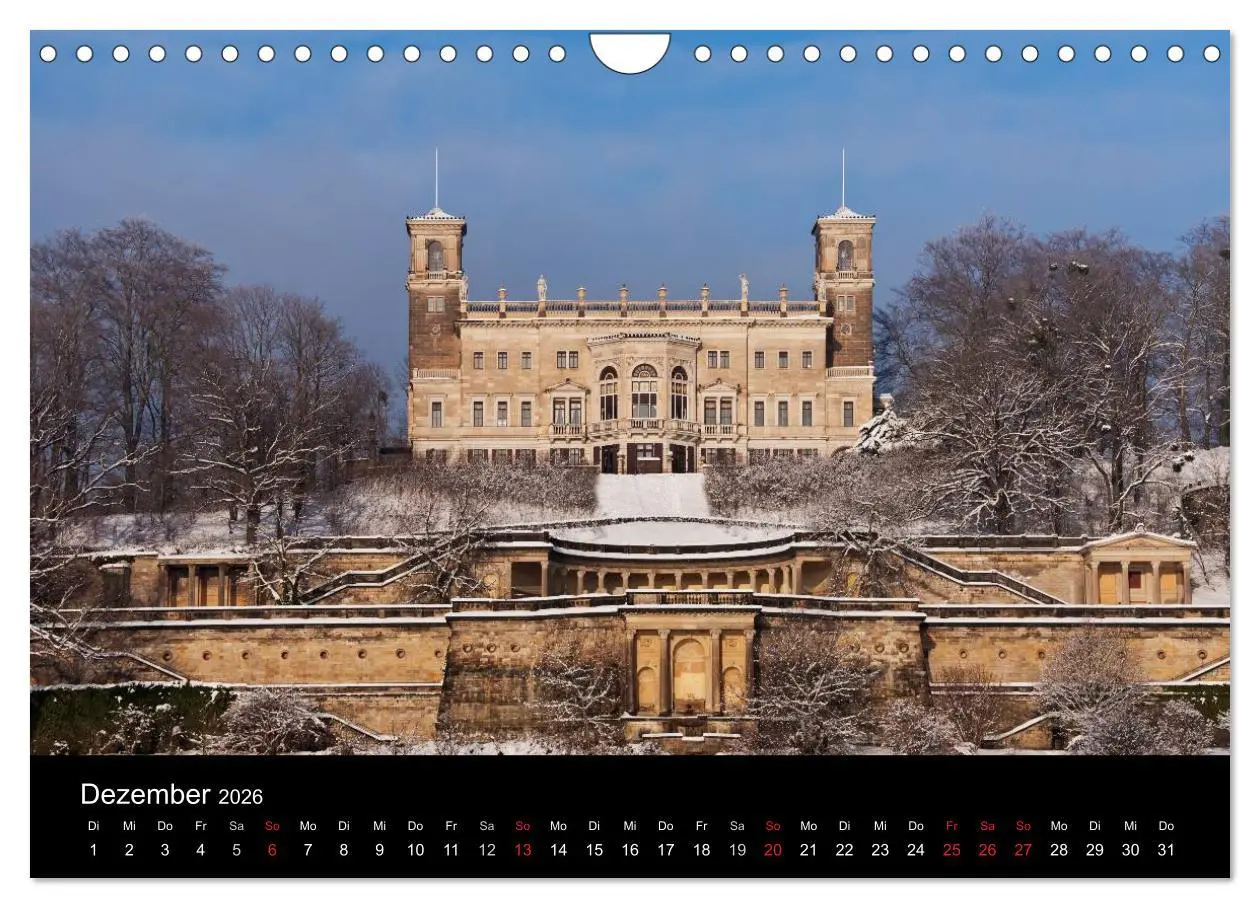 Bild: 9783516209396 | Sächsische Burgen und Schlösser (Wandkalender 2026 DIN A4 quer),...
