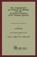 Cover: 9789024719396 | The Commentary of Conrad of Prussia on the De Ente et Essentia of...
