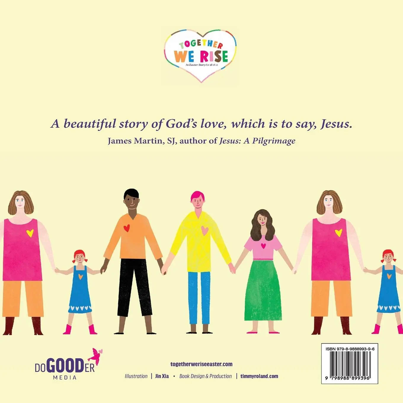 Rückseite: 9798988899396 | Together We Rise - An Easter Story for all of us | Paul B. Raushenbush