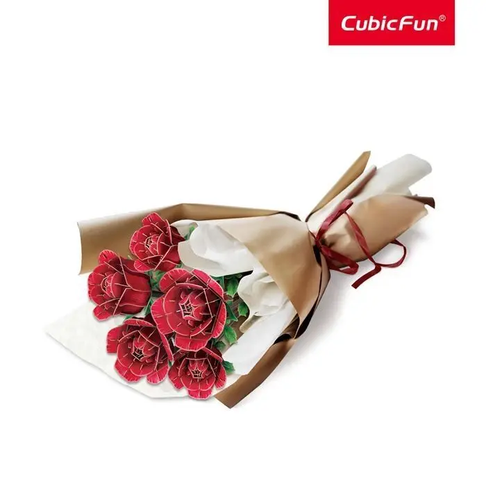Bild: 7640409429496 | CUBICFUN - 3D Puzzle Blumenstrauss Rose 312 Teile | Spiel | 660865