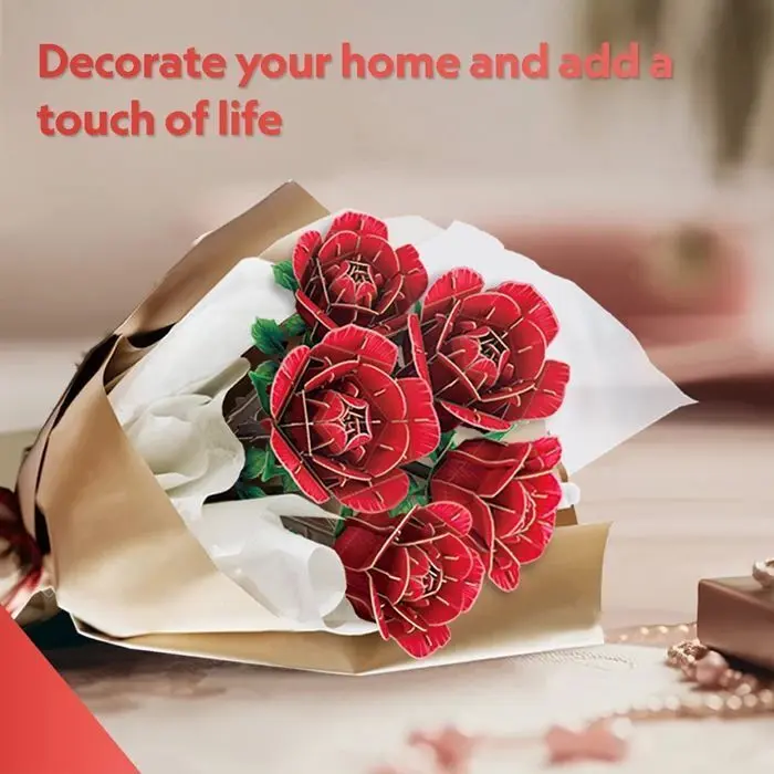 Bild: 7640409429496 | CUBICFUN - 3D Puzzle Blumenstrauss Rose 312 Teile | Spiel | 660865