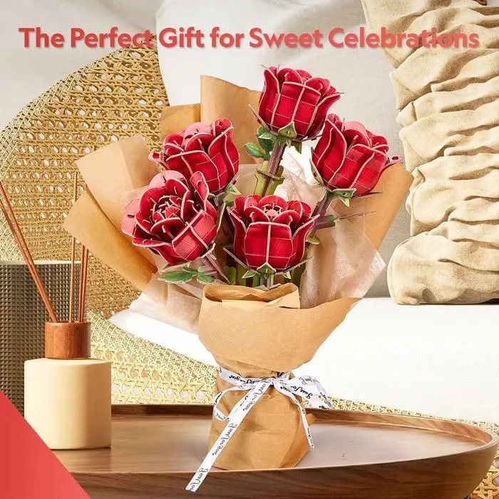 Bild: 7640409429496 | CUBICFUN - 3D Puzzle Blumenstrauss Rose 312 Teile | Spiel | 660865