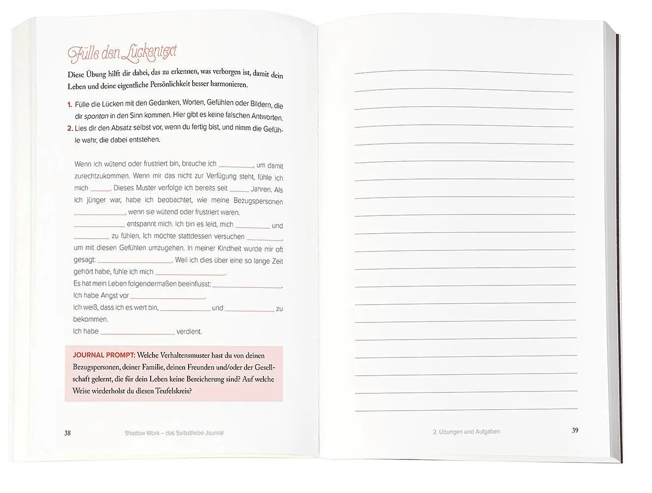 Bild: 9783426659496 | Shadow Work - das Selbstliebe-Journal | Latha Jay (u. a.) | Buch