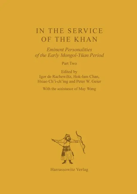 Cover: 9783447069496 | In the Service of the Khan | Igor de Rachewiltz (u. a.) | Taschenbuch