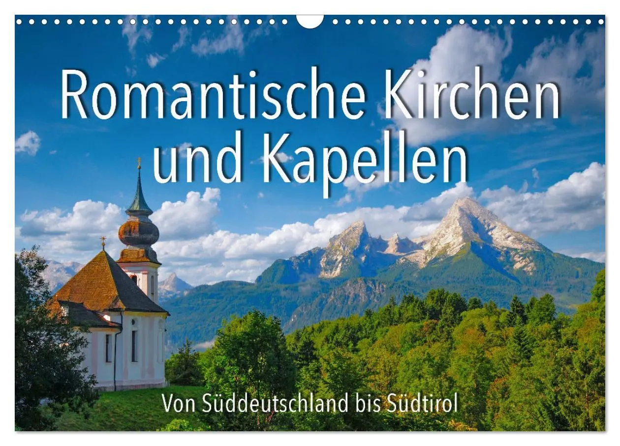 Cover: 9783457279496 | Romantische Kirchen und Kapellen (Wandkalender 2026 DIN A3 quer),...