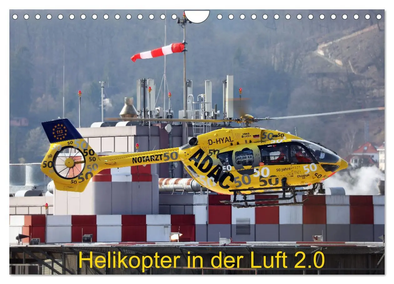 Cover: 9783457659496 | Helikopter in der Luft 2.0 (Wandkalender 2026 DIN A4 quer),...