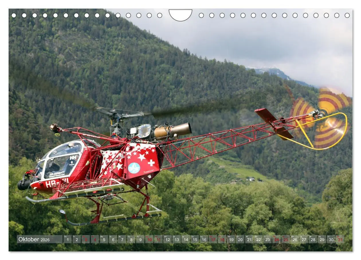 Bild: 9783457659496 | Helikopter in der Luft 2.0 (Wandkalender 2026 DIN A4 quer),...