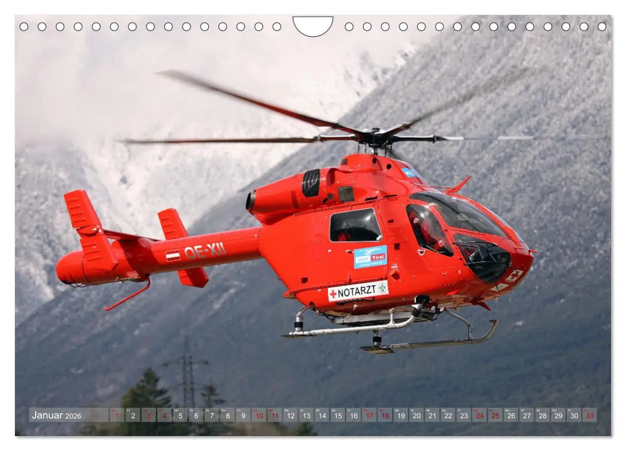 Bild: 9783457659496 | Helikopter in der Luft 2.0 (Wandkalender 2026 DIN A4 quer),...