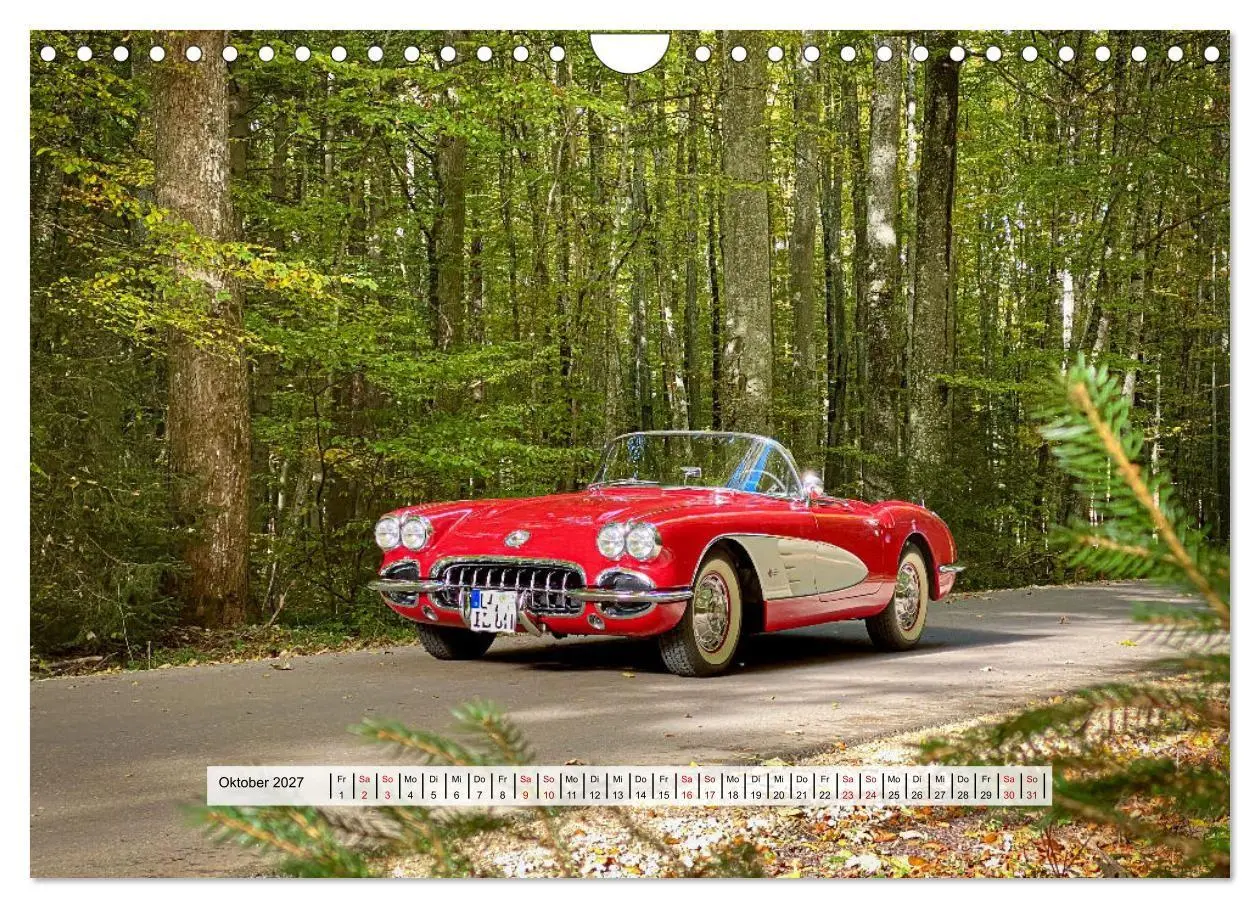Bild: 9783569459496 | American Deam Car Corvette C1 (Wandkalender 2027 DIN A4 quer),...