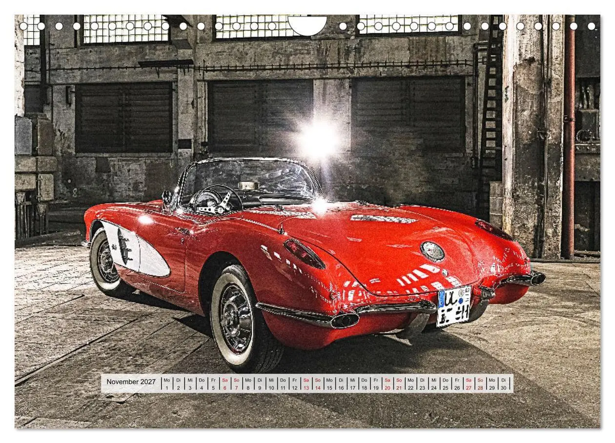 Bild: 9783569459496 | American Deam Car Corvette C1 (Wandkalender 2027 DIN A4 quer),...