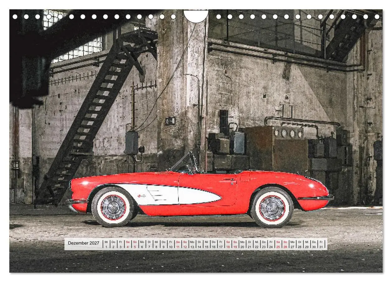 Bild: 9783569459496 | American Deam Car Corvette C1 (Wandkalender 2027 DIN A4 quer),...