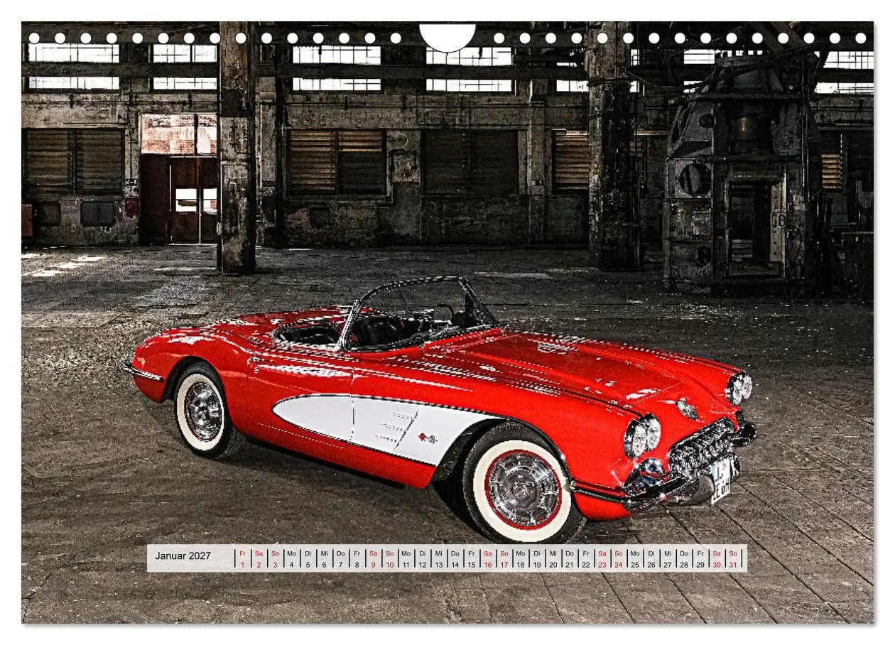 Bild: 9783569459496 | American Deam Car Corvette C1 (Wandkalender 2027 DIN A4 quer),...