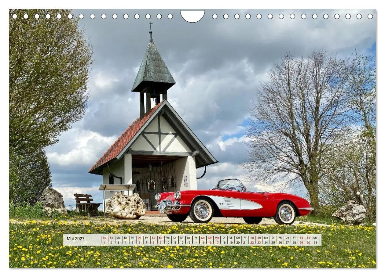 Bild: 9783569459496 | American Deam Car Corvette C1 (Wandkalender 2027 DIN A4 quer),...