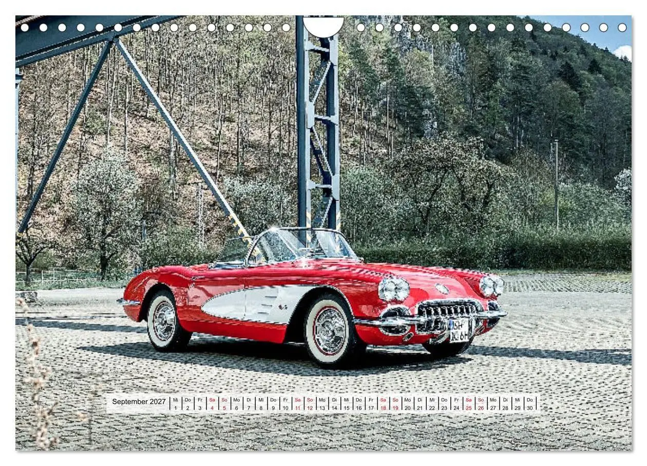 Bild: 9783569459496 | American Deam Car Corvette C1 (Wandkalender 2027 DIN A4 quer),...