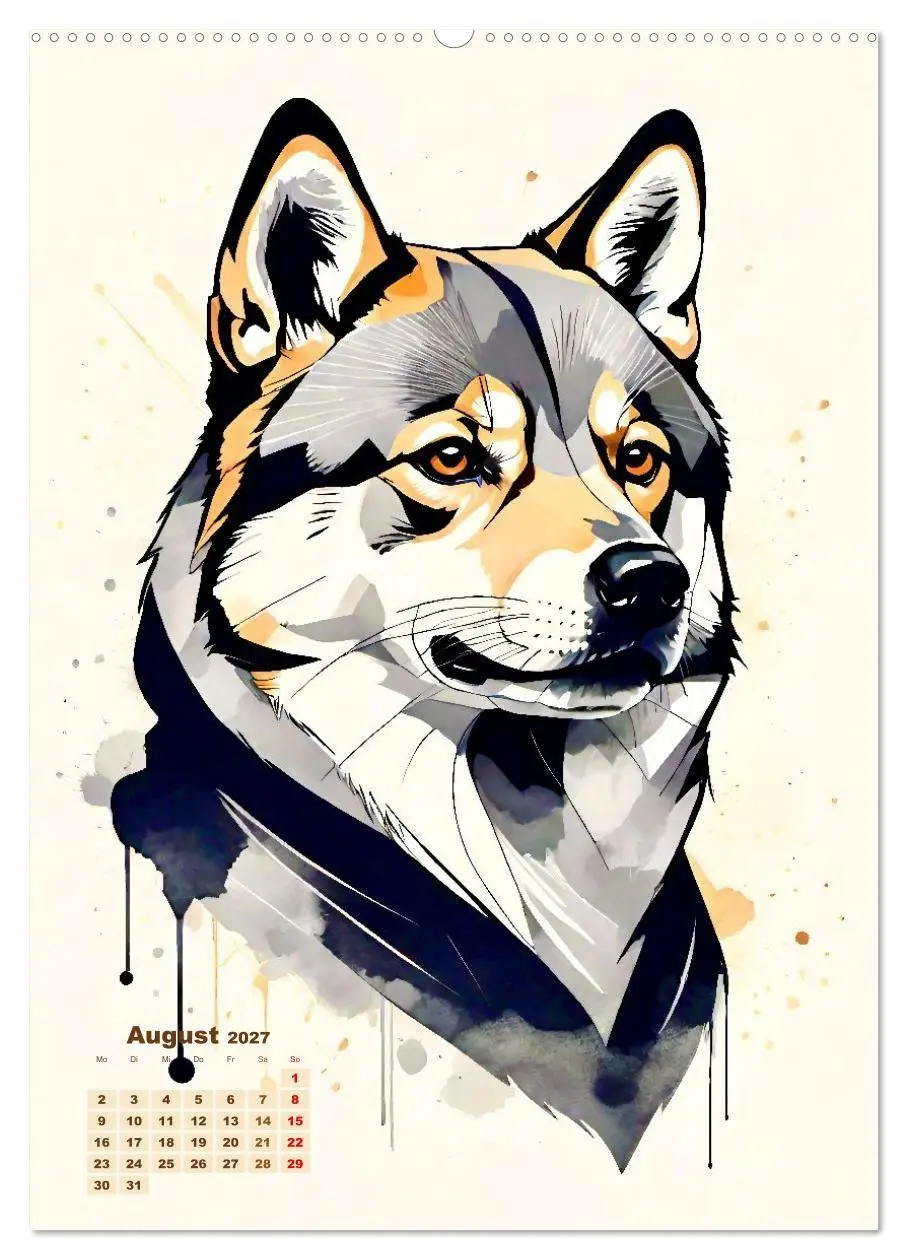 Bild: 9783594279496 | Der Shiba Inu (Wandkalender 2027 DIN A2 hoch), CALVENDO Monatskalender