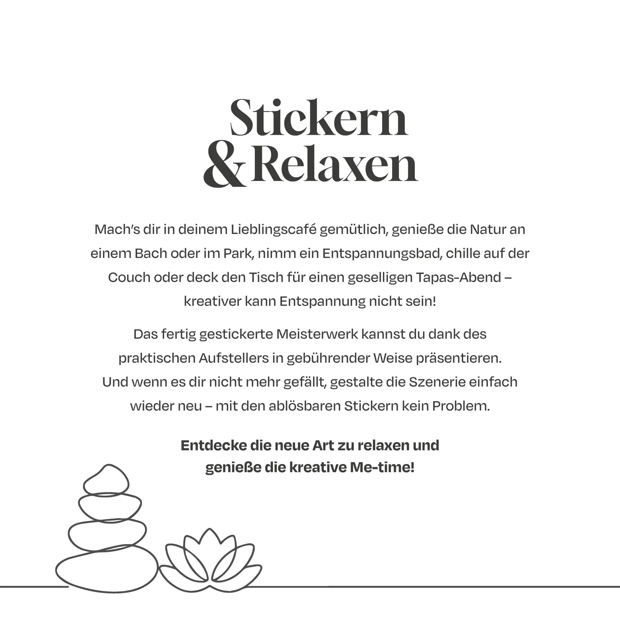 Bild: 9783625199496 | Kleine Auszeiten - Stickern &amp; Relaxen | Naumann &amp; Göbel Verlag | Buch