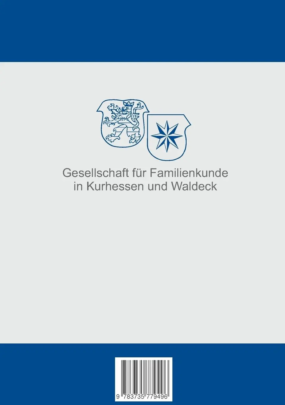 Rückseite: 9783735779496 | Amt Rotenburg | Trauregister von Kurhessen und Waldeck, Band 4.1